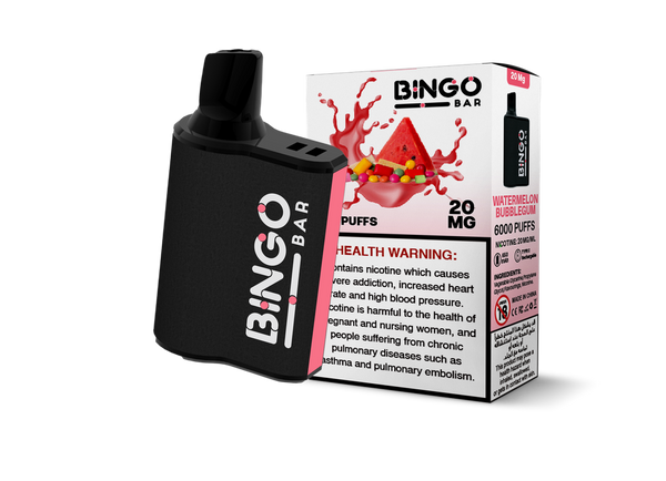 BINGO Bar 6000 Puffs Disposable Vape By VOUG (2% Nicotine)