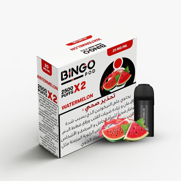 BINGO Pods (2 per pack) 2500 Puffs each