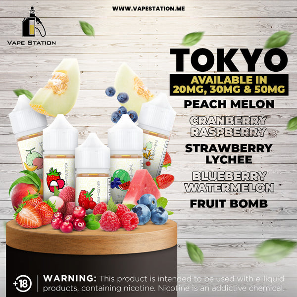 Iced Strawberry Kiwi by TOKYO (Saltnic)