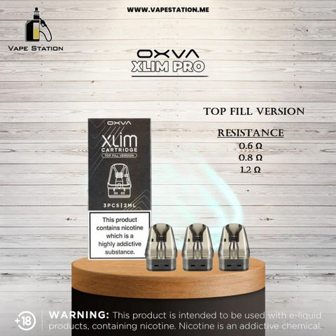 OXVA XLIM PRO TOP Fill Replacement Pods 2ml (3pcs/pack)