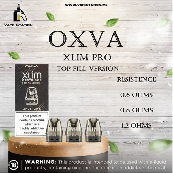 OXVA XLIM PRO TOP Fill Replacement Pods 2ml (3pcs/pack)