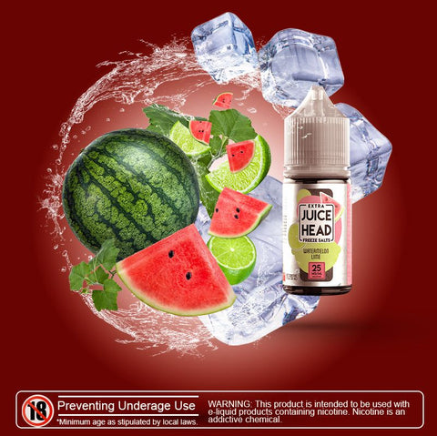 Watermelon Lime Extra Freeze by JUICE HEAD 30ml (Saltnic)