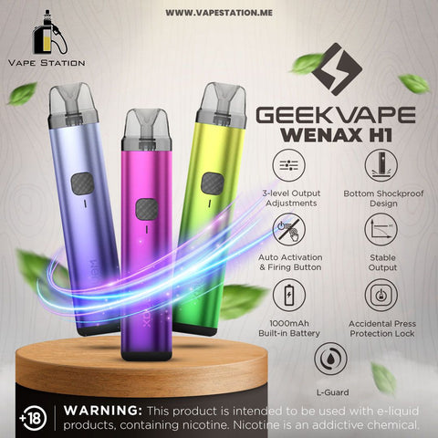 Geekvape Wenax H1 Pod System Kit 1000mAh 19W 2.5ml