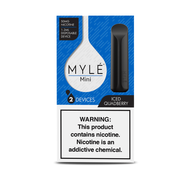 MYLE Mini 500 Puffs (2pcs/pack) Disposable Vape - Vape Station
