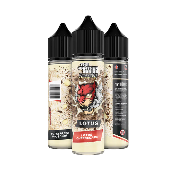 The Panther Series Desserts - Lotus Cheesecake By DR VAPES