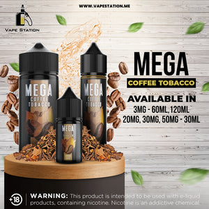 Mega Coffee Tobacco By GRAND (saltnic)