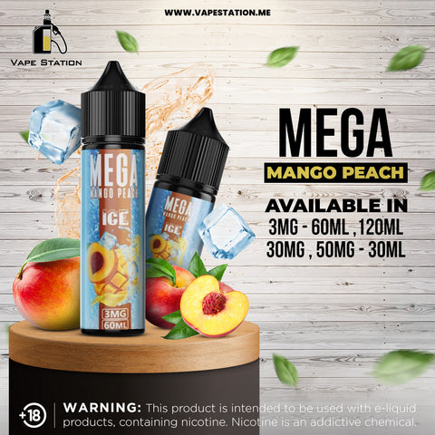 Mega Mango Peach Ice by GRAND (Saltnic)