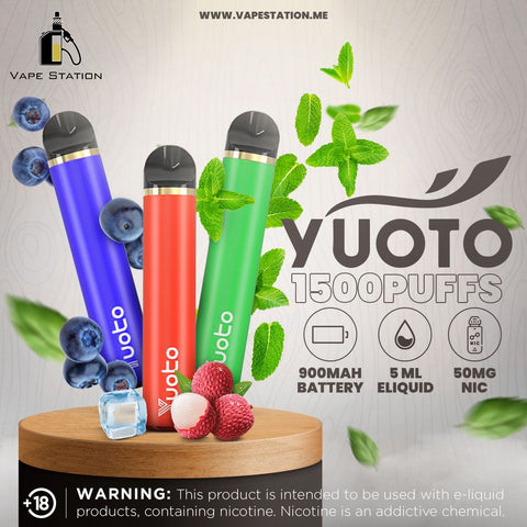 YUOTO 1500 Puffs Disposable Vape - Vape Station
