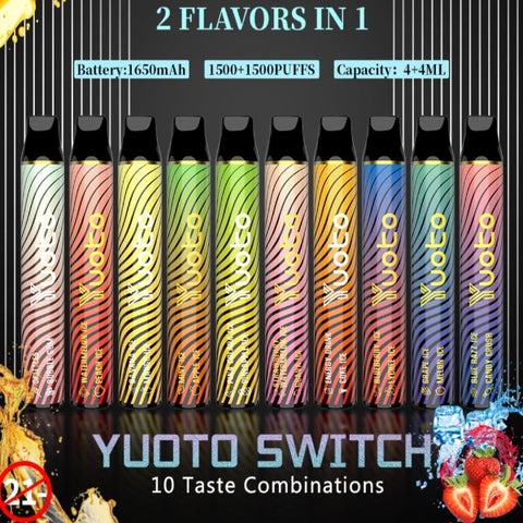 YUOTO Switch 3000 Puffs Disposable Vape