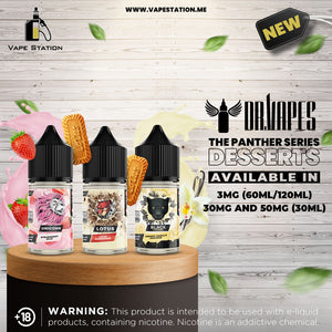 The Panther Series Desserts - Lotus Cheesecake By DR. VAPES (Saltnic)