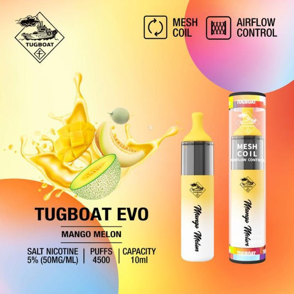 TUGBOAT EVO 4500 Puffs Disposable Vape