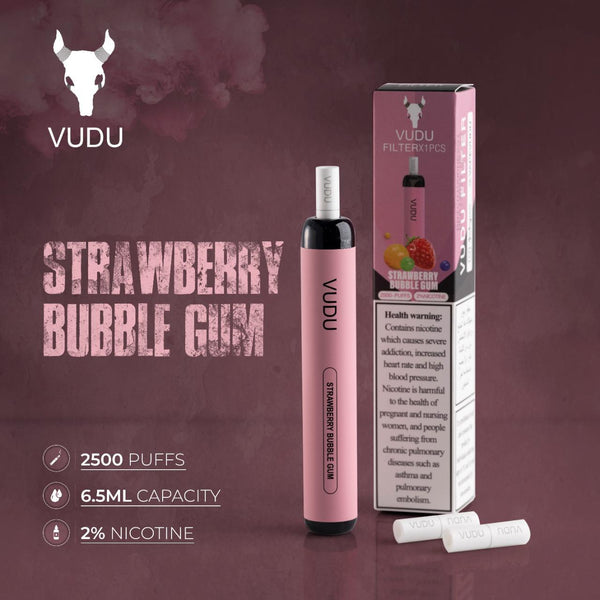 VUDU Filter Disposable 2500 Puffs (2% Nicotine) 20mg