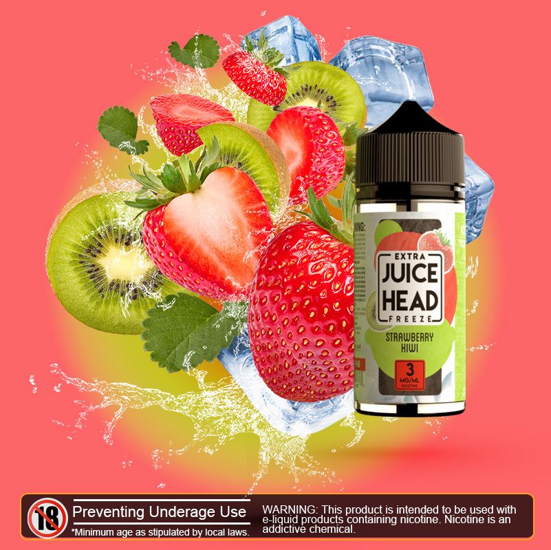 Strawberry Kiwi Extra Freeze by JUICE HEAD 100ml