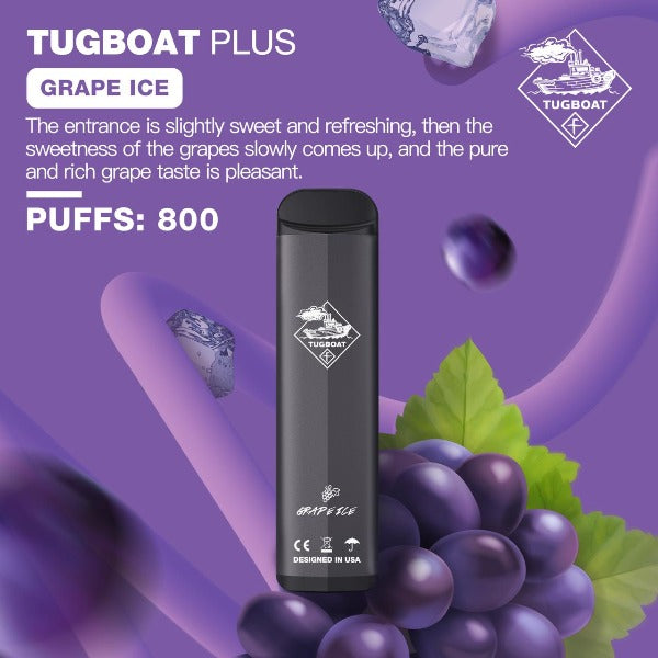 TUGBOAT Plus 800 Puffs Disposable Vape