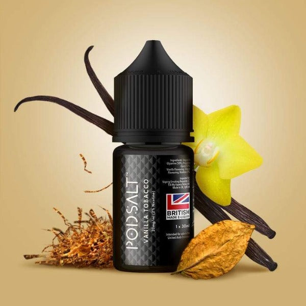 Vanilla Tobacco by PODSALT (Saltnic) - Vape Station